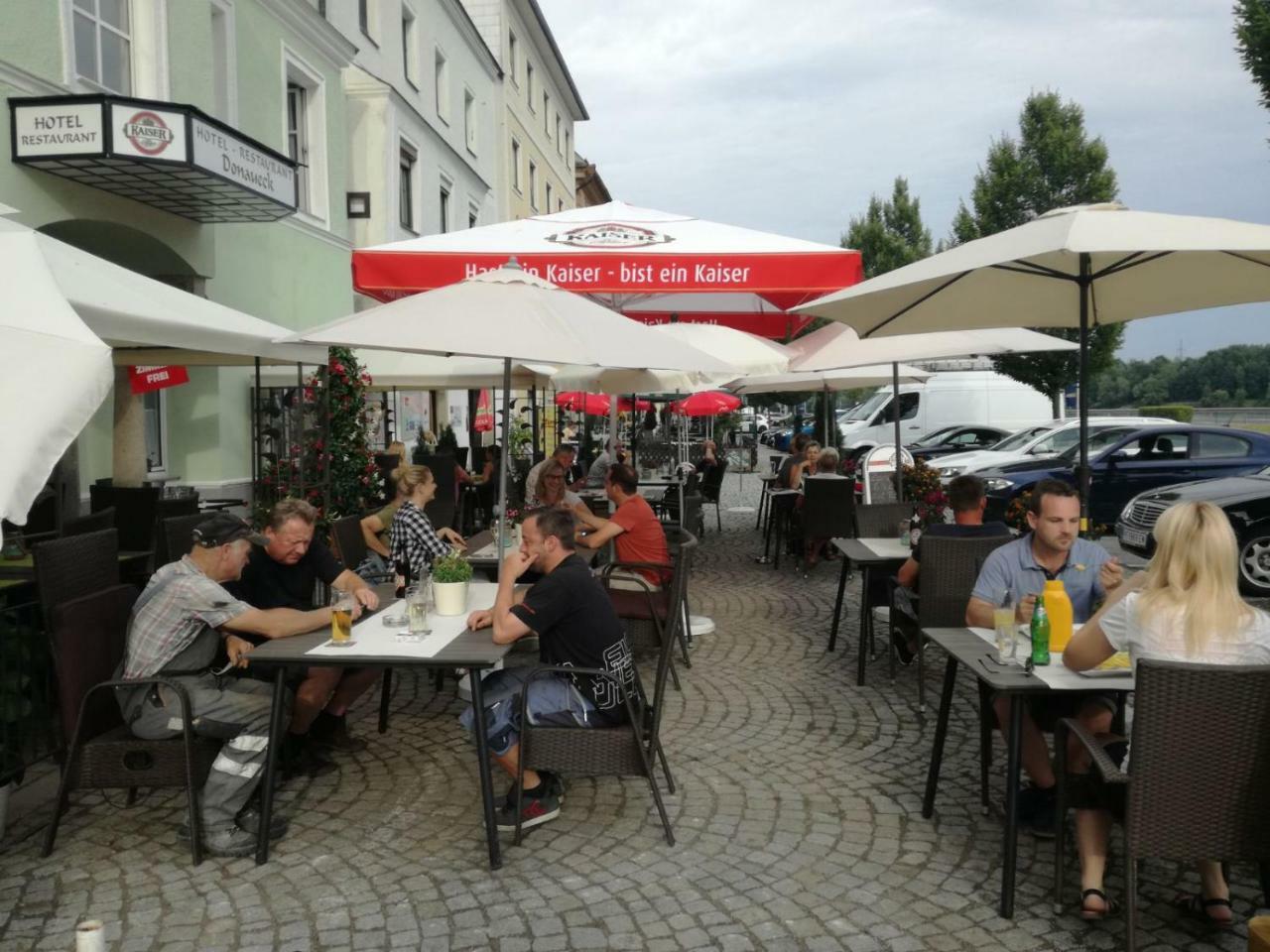 Hotel-Restaurant Zum Donaueck Mauthausen Exterior photo